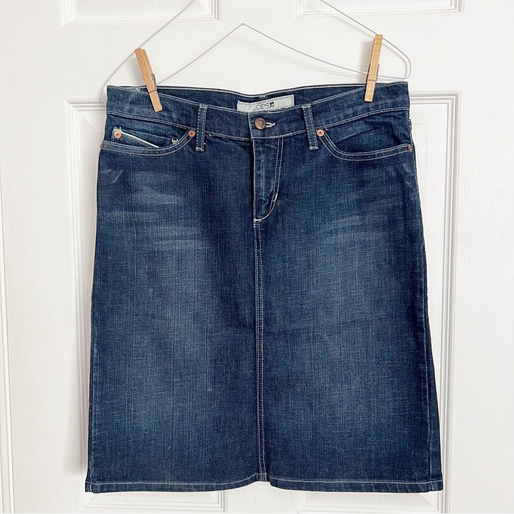 Joe's | Denim Idol Pencil Skirt With Slit On Back W30
